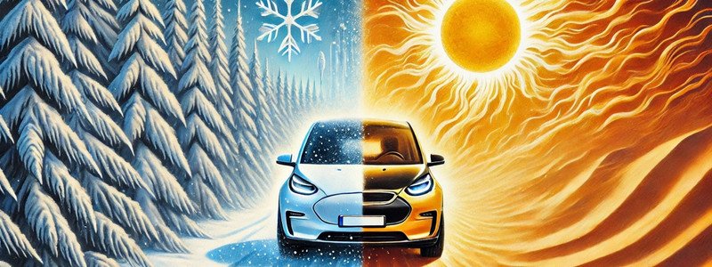 How do thermal management systems in EVs work in hot and cold?, How does cold weather affect electric car range?
