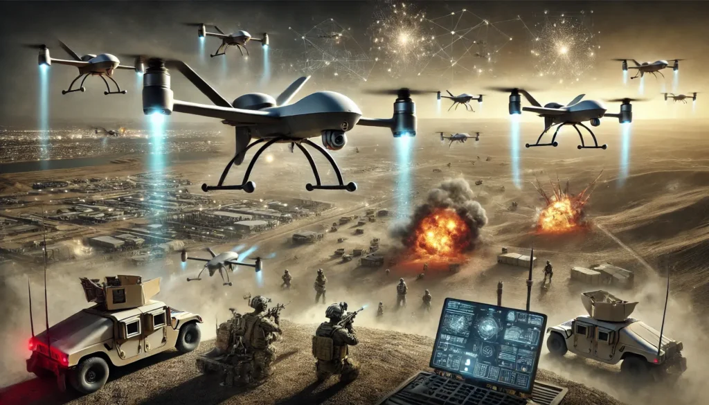 autonomous drone swarms for military applications, military drone swarm technology ethical concerns, challenges of drone swarm proliferation control, ai powered drone swarm advantages and risks, counter drone swarm technologies and defense strategies.
